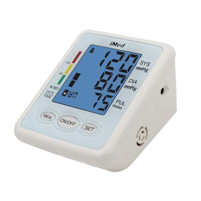 China Easy Use Accurate Cheap Backlight 2X99 Memories Cheap Blood Pressure Monitor With Voice Function for sale