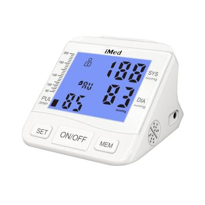 China 2020 Monitor With Large LCD , New Digital BP Monitor Medical Memories 2X99 Armband Blood Pressure Data for sale