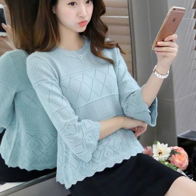 China PT0741A Fashion Korean 6 Colors Breathable Women's Single Sweater for sale