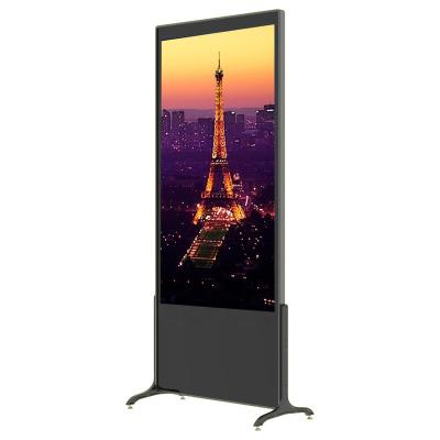 China SDK newcomer HT-65 65 inch indoor digital signage commercial restaurant cheap led display advertising screen for sale