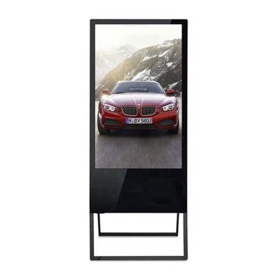 China SDK Portable Infrared Infrared Capacitive Floor Stand Holder Touch Screen LCD Advertising Player Digital Signage Display for sale