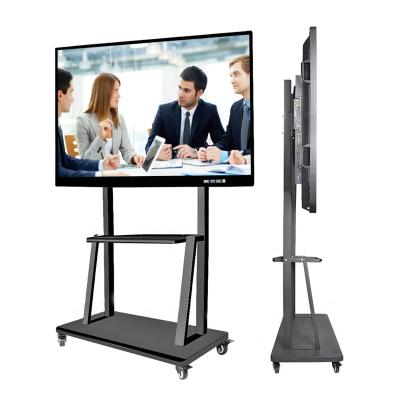 China Multi Function 43 50 55 65 75 86 Inch Digital Smart Interactive Whiteboard For Classroom With Movable Stand 65inches for sale