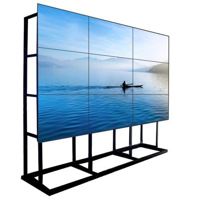 China SDK 49 55 inch lcd mount controller displays 3x3 2x2 bezel ultra narrow indoor display 4k video wall with bracket for sale