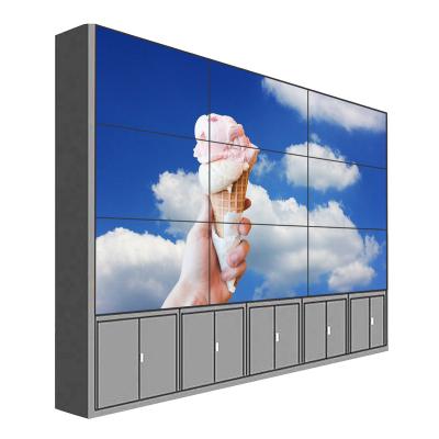 China 55 inch Videowall Advertising LCD TV Wall SDK Slim Panel 4K with Ultra Narrow Bezel for Monitors Show for sale