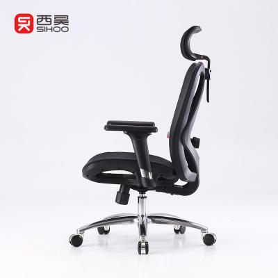 China SIHOO M57 Low Price Comfortable Design 3d Support Mesh Ergonomic Office Chair Rotation Adjustable Lumbar Adjustable Headrest for sale