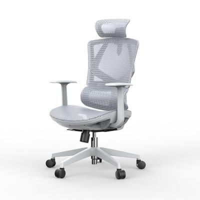 China Ergonomic Office Mesh Computer Chair Fabric Chair Armrest (Height) Adjustable High-Back SIHOO Swivel With Headrest for sale