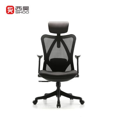 China 2022 New Product SIHOO M16 Wholesale Black Ergonomic Computer Swivel Adjustable Mesh Design High Back Office Visitor Chair 2022 for sale