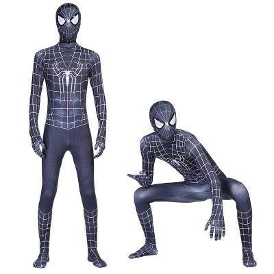 China Gift Hot Sales Halloween Cosplay Movie For Party Spider-Man Costume Kids Venom Costume For Adult/Kids 3D Style for sale