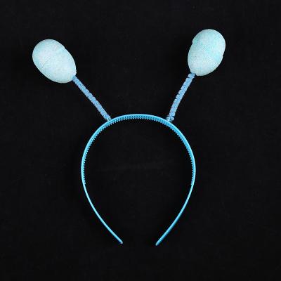 China Promotional Custom Egg Foam Headband Gift Party Favors Head Activity Boppers for sale