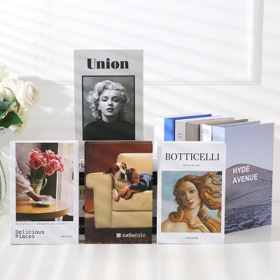 China Book Display Fake Books For Shelf Decoration In Stock Printed Fake Books Folded Book Display Fake Books For Shelf Decoration for sale