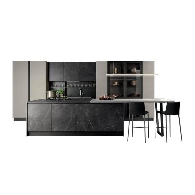 China Modern Luxury Black Melamine Matte Acrylic Designs Made direct manufacturer from NICOCABINET (Welbom) in China sideboard sets for sale