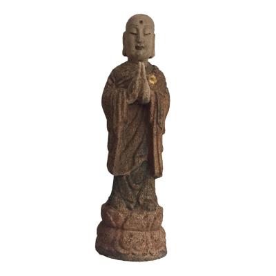 China Solid Wood Home Decoration Pieces Making Shabby Chic Buddha Home Decor for sale