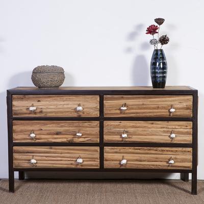 China Classic Drawers Cabinet Wood Sideboard Designs Solid Wood Solid Wood Sideboard for sale