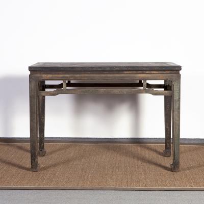 China Solid Wood Antique Reclaimed Vintage Reproduction Repurposed Solid Wood Rustic Dining Table for sale