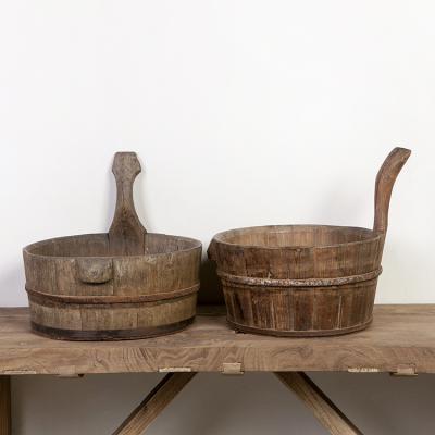 China Sustainable antique reclaimed reclaimed wood basin for sale