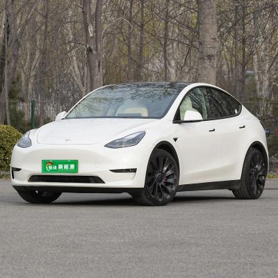 China 2022 tesla 5 wheel 5 energy vehicles y 4 new seats suv car tesla electric vehicle electric adult car ev 78.4Kwh model for sale