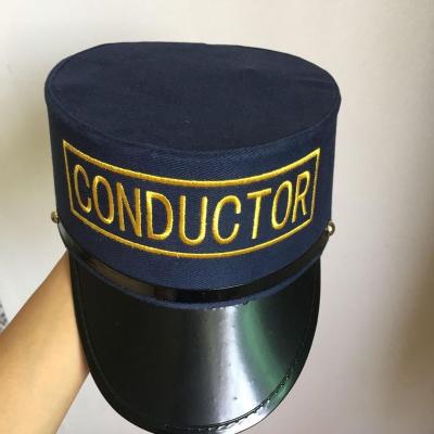 China Polyester / Cotton Noverty Customize Navy Blue Driver Hat for sale