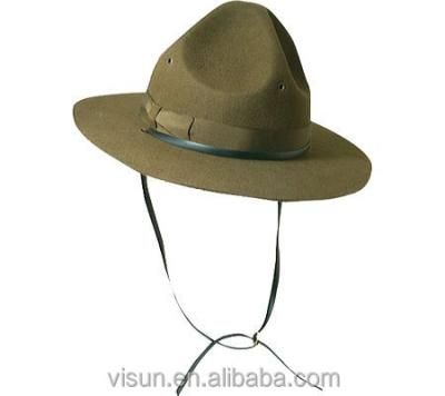 China Men's Scout 100% Wool Military Character Campaign Hat for sale