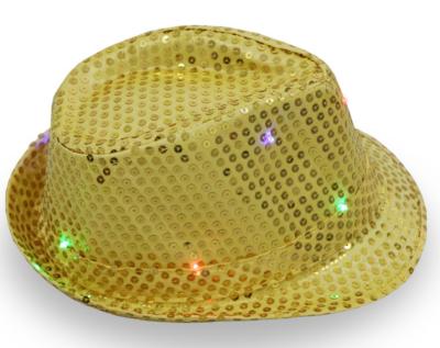 China Fedora Hat Flashing LED Character for sale