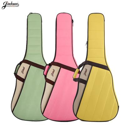 China Wholesale 40 Inch Foam Padded Oxford 41 Inch Western Guitar Backpack Guitar Gig Bag Waterproof Acoustic Guitar Case Bag for sale