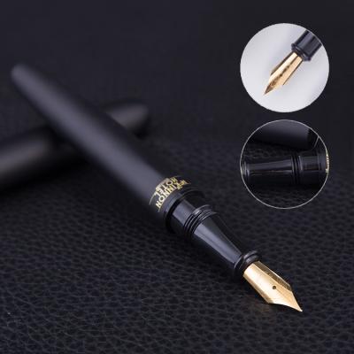 China Newest Business Gift Calligraphy Metal Pen Set Hot Selling High Quality Luxury Fountain Pen New Latest Feather Fountain Pen for sale