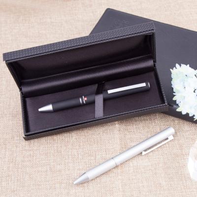 China Business Gift Gift Set Plain Metal Color Packaging Black Gel Pen Set Gift Box for sale