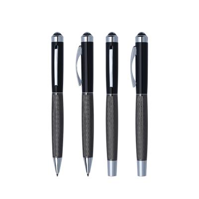 China Advertising Gifts Brand Metal Trackball Pen Luxury Ballpoint Pen For Business Writing Gift for sale