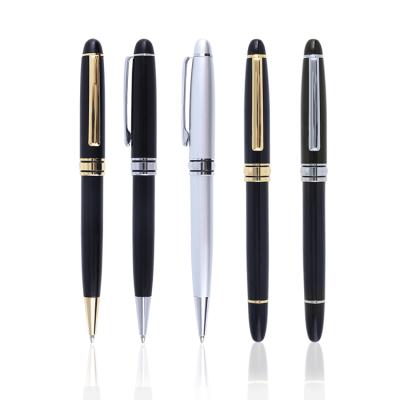 China office & School Pen High Quality Personalized Black Metal Roller Pen Ballpoint Pen Custom Ball for sale