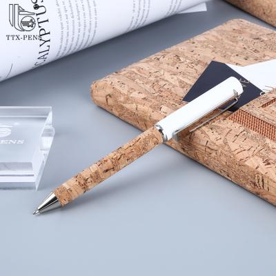 China Promotional Pen Luxury Leather Covered Metal Pen for Business Gift or Souvenir Gift for sale