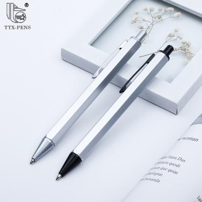 China Professional Custom TTX Metal Tuners Eliminate Core Hexagon Design Plastic Silver Automatic Pencil Case 0.4mm Pencil Set for sale