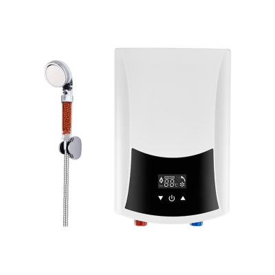 China Instant Wall Mounted Electric Portable High End Electric Shower Bathroom Water Heater Tankless Water Heater for sale