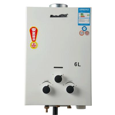 China High End White Color 10L 13L 16L Water Gas Heater Electric Tankless Gas Water Heater Low Water Pressure Starting Instant / Wall Mounted Tankless for sale