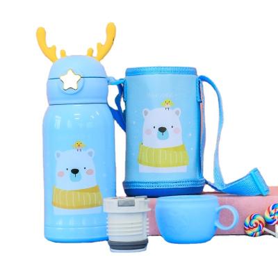 China PORTABLE Large Capacity Stainless Steel Cartoon Children's Thermos Cup Kids Water Bottle PORTABLE Water Cup Kettle for sale