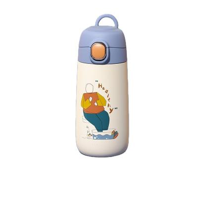 China PORTABLE Large Capacity Stainless Steel Cartoon Children's Thermos Cup Kids Water Bottle PORTABLE Water Cup Kettle for sale