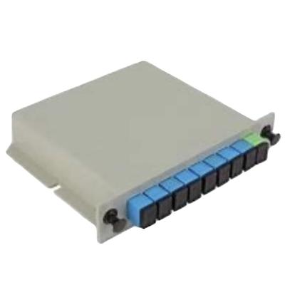 China FTTH PLC Splitter , FTTX PLC Splitter Cassette Optical Fiber Type 1 *2 To 1*64 for sale