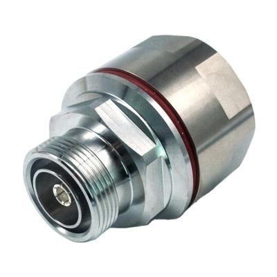 China RF Coaxial Female RF DIN (7/16) Connector For 1-1/4 Permeable Cable for sale