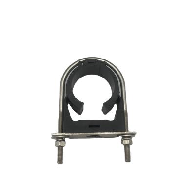 China Flame Retardant SUS+PP Click Hanger For Collar Permeable Beam Collars For Coaxial Cable à venda