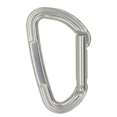 China Retail Industry Factory JENSAN Snap Heavy Duty 22KN Hook D Shape 7075 Aluminum Carabiner Clip For Climbing For Outdoor / Backpack for sale