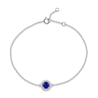 China Other New Products Atta Gems Tennis Blue Sapphire Trending Bracelet for sale