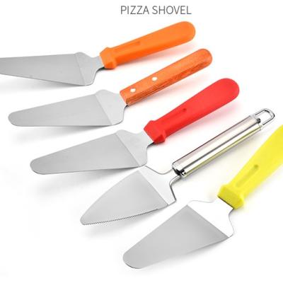 China Disposable Stainless Steel Pizza Server Pizza Cutter Pizza Spatula for sale