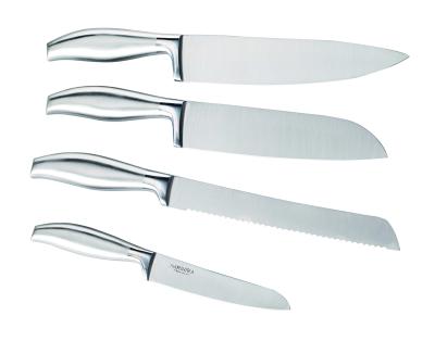 China Disposable Top Selling Sharp Professional Kitchen Knife Set With Comfortable Hollow Handle for sale