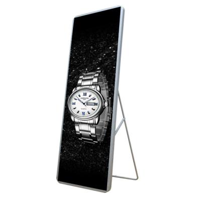 China Ultrathin Indoor Digital Led Poster Stand 83 Inch 1920Hz ODM for sale