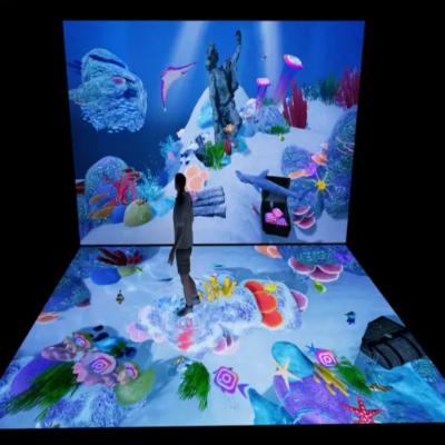 China ODM P6.25 LED Floor Display Tile Screen Adjustable Footing for sale