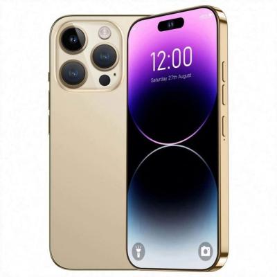 China Dual SIM Card Wholesale High i14 Pro HD Smart Gaming Phone Dual SIM Dual Standby Phone 8+256G Large Memory for   14 Pro for sale