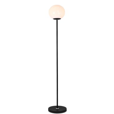 China Nordic simple and modern post-modern frosted white floor lamp glass ball floor lamp hotel project for sale