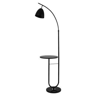 China Nordic hot sale black style marble floor lamp with coffee table bedside bedroom bedside lamp for sale