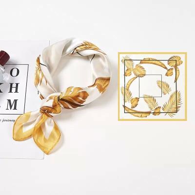 China Wholesale Square Ms. 100% Silk Towel Plain Satin Love Scarf Soft Silk Love Scarf Small Square for sale