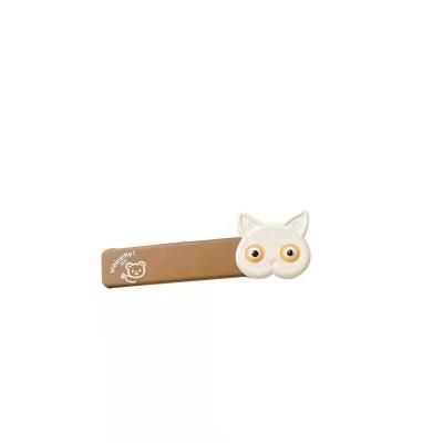 China Decorate South Korea Cartoon Love Bear Hair Clip Cat Belle Temperament Simple Duckbill Hair Clip Side Clip for sale