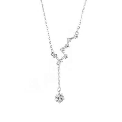 China Cold Wind Female CLASSIC 999 Dipper Necklace Sterling Silver Female INS Sweater Chain for sale