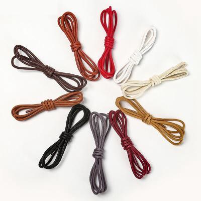 China Waxed And Waterproof Manufacturer Custom Waxed And Waterproof Laces Good For Various Type Of Shoes 60 Cm for sale